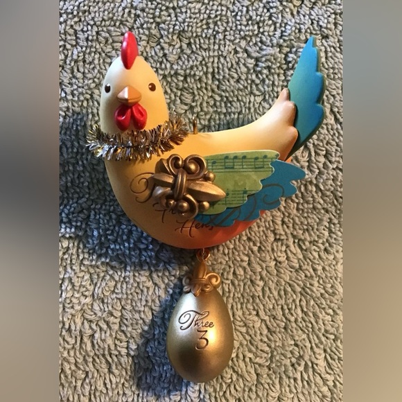 2013 Hallmark Keepsake “Three French Hens” #3 in The Series! NIB! - Picture 3 of 6